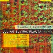 Julian Elvira flute & electronics album cover